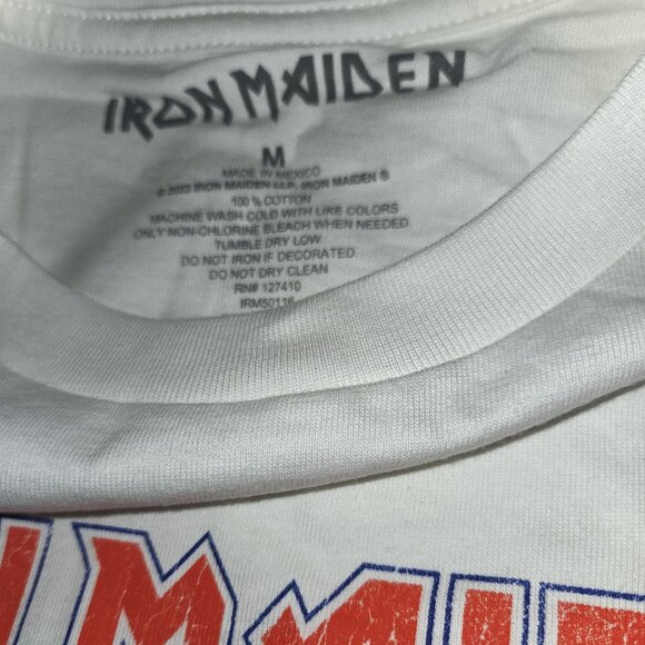 Iron Maiden Trooper rock metal vintage style Official T-Shirt 2XL runs big NWT - Picture 3 of 3